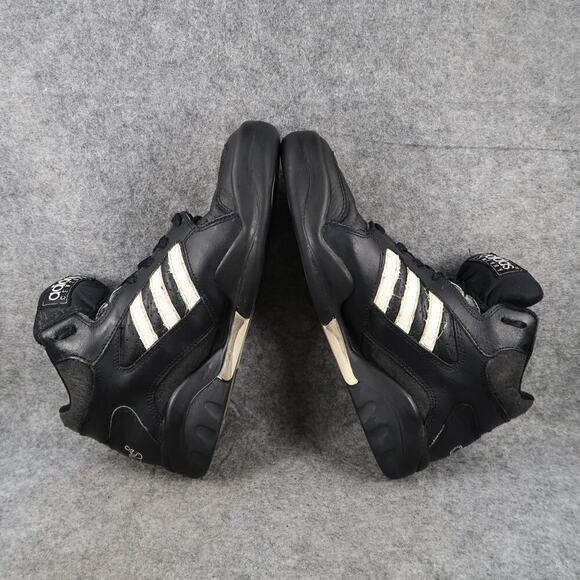 Adidas Century Shoes Mens 9 Sneakers Vintage High Top Black Lace Up Athletic - Picture 8 of 11